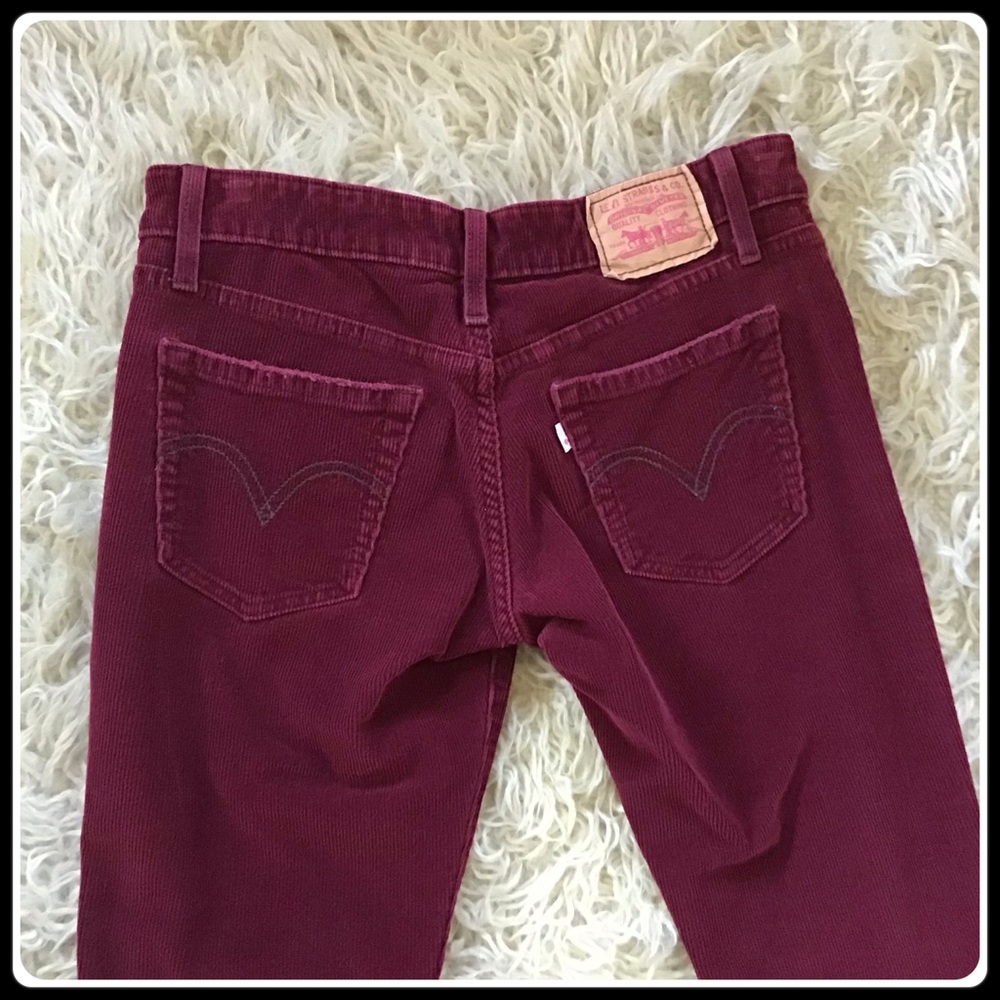 Levi’s burgundy corduroys - Picture 4 of 7